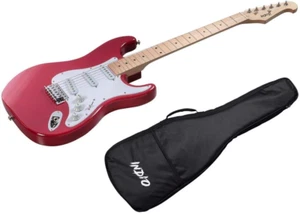 Cali Classic Electric Guitar - Wine Red, 6 Strings, Double-Cutaway Solid Body, R - Picture 1 of 6