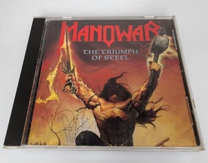Manowar – The Triumph Of Steel CD 1992 Atlantic – ORIGINAL PRESS - Signed Auto - Bild 1 von 7