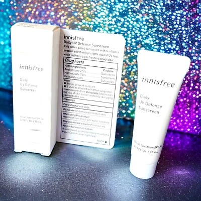 Protector solar Innisfree Daily UV Defense amplio espectro FPS 36 0,33 fl oz nuevo en caja Foto 1 de 4