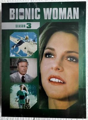 The Bionic Woman: Season 3 (DVD, 1977) New & Sealed w/Bonus Features - Image 1 of 2