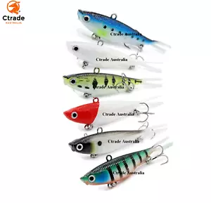 6 x Flathead Lures Ctrade Australia Vibe Transam Fishing Lures 95mm 20g - Picture 1 of 16