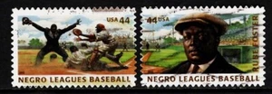 OFF paper 4465-66 Negro Leagues Baseball 44c (used set of 2) 2010 _n477 - Picture 1 of 1