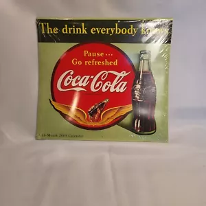 Vintage Original 2005 Coca-Cola 16 Month Wall Calendar New Sealed Collectible - Picture 1 of 3