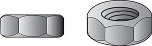 Hillman 7150003 Zinc Plated Steel USS Grade 2 Coarse Thread Hex Nut 1/4 in. - Picture 1 of 1