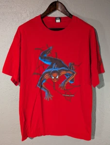 Vintage Spider-Man Y2K Movie Promo Shirt XL Dr. Pepper 2002 Marvel USA Made - Picture 1 of 10