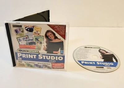 Quickstart: Print Studio Pro PC CD-Rom 2004 Windows 98 ME 2000 XP - Image 1 of 2