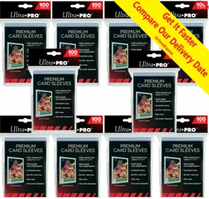 1000 x Ultra PRO Premium Soft Sleeves Platinum Card Protectors 10 x 100ct Packs - Picture 1 of 7