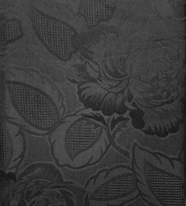 Schwarze Damast Rose Tischdecken & Servietten * schönes traditionelles Design * viele Größen - Bild 1 von 3