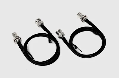 J&P 2 X BNC Connecting Cables Front Rack Mounting Kit AM2 for Sennheiser Receivers