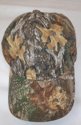 Realtree Edge Camo Cap Hunting Fish Adjustable 6 Panel Hat By Outdoor Cap - Image 1 of 4