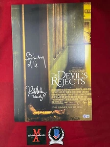 FOTO FIRMATA 11x17 BILL MOSELEY & KATE NORBY I RIFIUTI DEL DIAVOLO! BECKETT COA! - Foto 1 di 6
