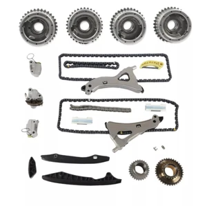 Timing Chain Kit &Camshaft Adjusters For Mercedes W212 M278 E500 GL450 4.7 Turbo - Picture 1 of 6