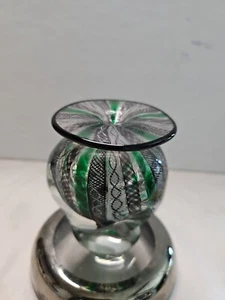 Botella de perfume de vidrio de garza vintage 1995, ZANFIRICO  - Imagen 1 de 5
