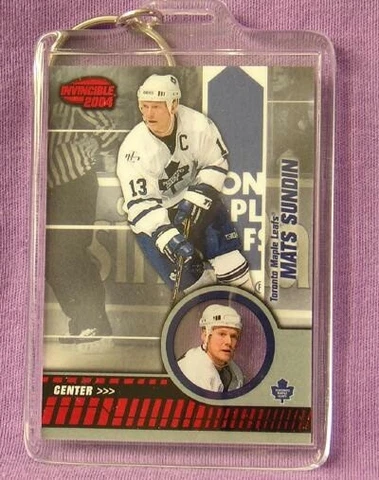 NHL Mats SUNDIN Toronta MAPLE LEAFS Keychain NEW Cover