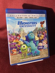 MONSTERS UNIVERSITY Blu-Ray + DVD 2013 CLEAN Free Shipping - Picture 1 of 7