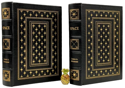 2V Easton Press SPACE James Michener Collector’s LIMITED LEATHER Edition SCARCE! - Image 1 of 4
