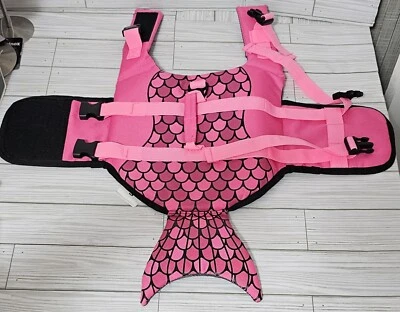 Спасательный жилет русалка прочный для домашних животных собак плавательный жилет спасательный жилет с выдвижной ручкой S - Изображение 1 из 4