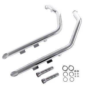 2.0'' Drags & Baffle for 2004-2013 Harley Davidson Sportster Exhaust Pipes - Picture 1 of 8