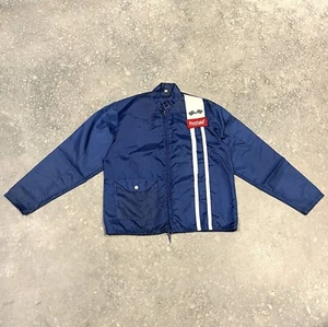 Chaqueta de Colección Años 70 Preston Auto Parts Racing Cremallera Talla M Azul Envejecido Leer - Imagen 1 de 14