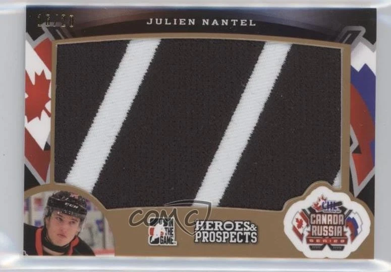 2015-16 Leaf ITG Heroes & Prospects Canada-Russia Series /20 Julien Nantel Patch - Image 1 of 2
