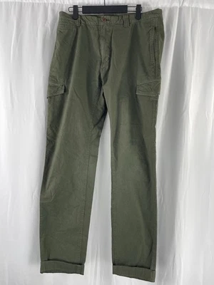 Pantalones chinos Brooks Brothers rojo polar verde para hombre W33 L34 ropa de trabajo oficina Foto 1 de 4