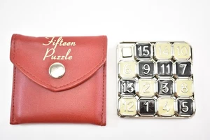 15 Puzzle Sliding tile puzzle, metal - Picture 1 of 4