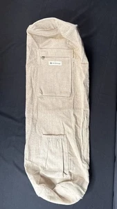 Hempology Yoga Mat Bag - Mat Carrier with Adjustable Strap And Matching Pouch - Picture 1 of 4