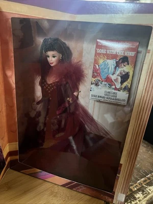 芭比美泰好莱坞传奇系列 Scarlett O"Hara RedDress DKL 质量 — 第 1/4 张图片