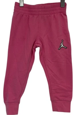 Jordan 慢跑裤 学步儿童 女孩 2T 粉红色 Essentials 闪耀 方形 弹性腰围 — 第 1/4 张图片