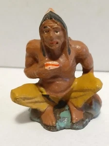 11 102 Friedhold Fischer „Indianer sitzend mit Fleisch“ - Picture 1 of 6