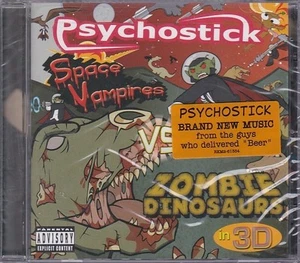 PSYCHOSTICK - SPACE VAMPIRES VS ZOMBIE DINOSAURS NEW! CD SEALED - Foto 1 di 1