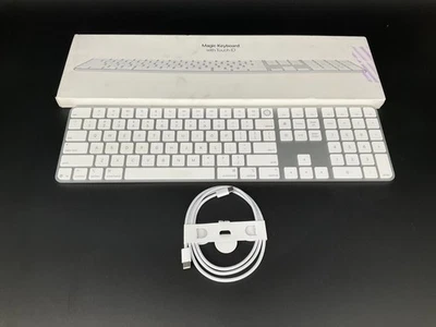 Apple Magic Keyboard with Numeric Keypad USB-C TouchID White MXK73LL/A ✅❤️️✅ - Image 1 of 4