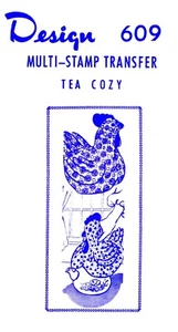Chicken TEA COZY Pattern Design 609 - Picture 1 of 4