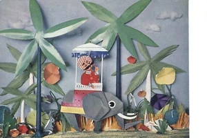 Air India Boeing 707 Werbeplatz Serie Indien Diorama Postkarte - Bild 1 von 2