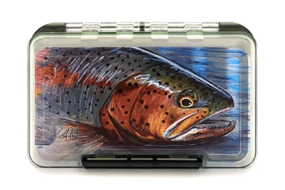 MONTANA FLY COMPANY MFC HALLOCK'S RAINBOW WATERPROOF FLY BOX MEDIUM