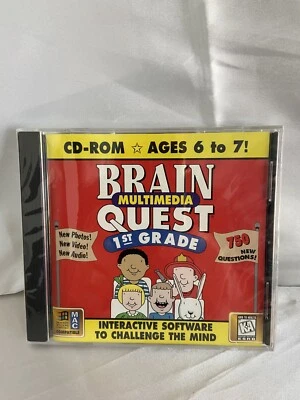 Brain Quest 1st Grade MULTIMEDIA  4.0 Mac CD-ROM 1997 - Image 1 of 2