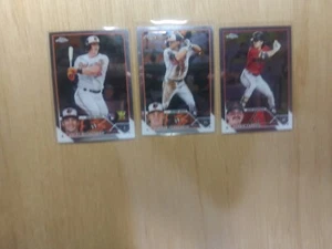 2023 topps chrome baseball rookie lot. Rutschman, Henderson, Carroll. - Bild 1 von 2