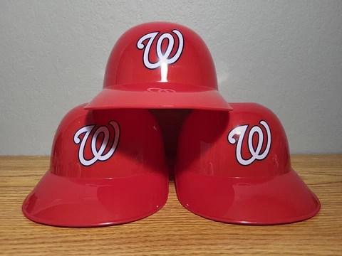 Washington Nationals ICE CREAM SUNDAE HELMET New Baseball Mini Snack Set Of 3 Cover
