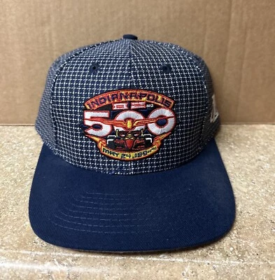 Gorra de colección 1998 82nd Indianápolis 500 Strapback Hecha en EE. UU. USADA EN EXCELENTE ESTADO Foto 1 de 4