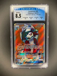 Lycanroc GX 138/145 - Gaurdians Rising - CGC 8.5 - Picture 1 of 1