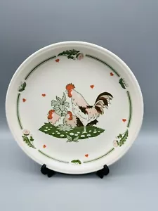 Vintage Staffordshire England Tableware Ceramic Chicken Side Plate 7.5” - Picture 1 of 3