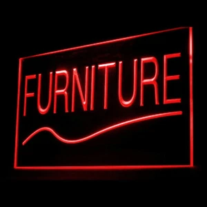 200032 Tienda de muebles casa armario pantalla LED letrero de luz de neón - Imagen 1 de 7