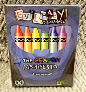 The Crayon Manifesto Card Game Supplement To EVIL BABY ORPHANAGE Card Game NEW - Picture 1 of 5