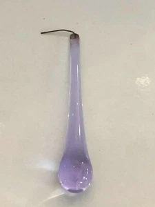 Nuevo: De colección lavanda alejandrita 3" Murano prisma gota de lágrima - Imagen 1 de 7