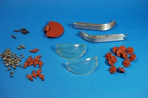 VINTAGE STAR WARS LANDSPEEDER PARTS KENNER spring wheel window part panel screws - Picture 1 of 8