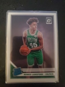 2019-20 Donruss Optic #182 Romeo Langford Rated Rookie Card 