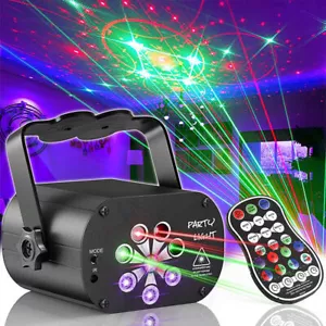 LED Disco Lights Party Laser Stage Light Strobe DJ KTV Show Lighting Dance Lamp - Bild 1 von 14
