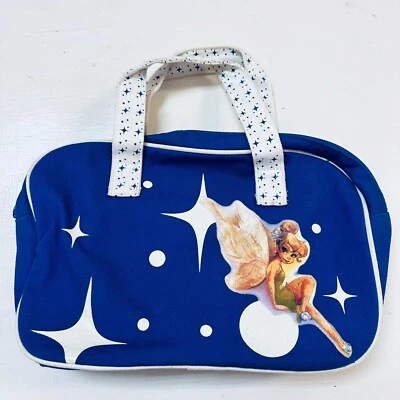 bolsa de maquillaje vintage azul Disney Tinkerbell Foto 1 de 4