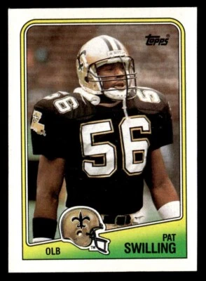 Pat Swilling 1988 Topps Rookie Card #66 New Orleans Saints - Image 1 of 2