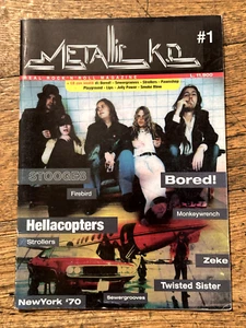 METALLIC KO #1 SUPPL.RUMORE 2001 | STOOGES-BORED-FIREBIRD-HELLACOPTERS-BORED! - Imagen 1 de 1